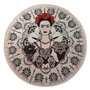 Mijölnir Frida Round (100) Alfombrilla de baño Multicolor